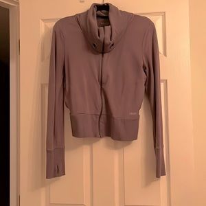 Calvin  Klein lavender zip sweatshirt